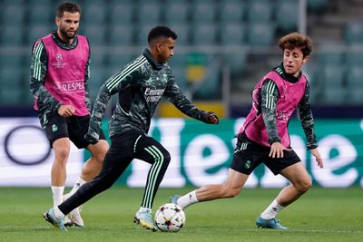 entrenamiento del real madrid