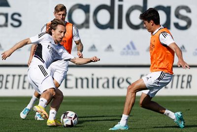 entrenamiento del real madrid