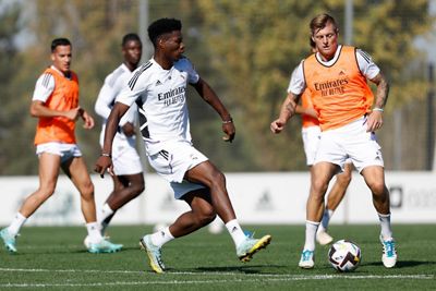 entrenamiento del real madrid