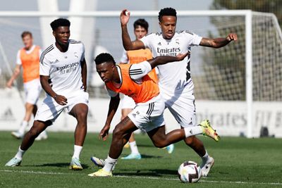 entrenamiento del real madrid