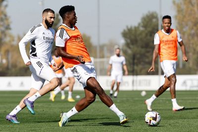 entrenamiento del real madrid