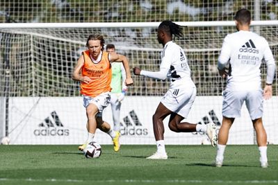 entrenamiento del real madrid