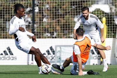 entrenamiento del real madrid