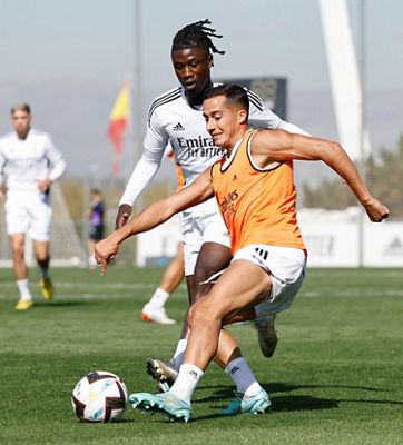 entrenamiento del real madrid