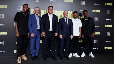 El presidente asistió al preestreno de ‘El Fenómeno’, el documental sobre Ronaldo