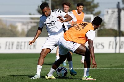 entrenamiento del real madrid