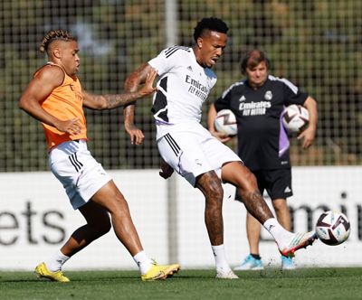 entrenamiento del real madrid