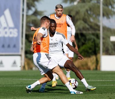 entrenamiento del real madrid