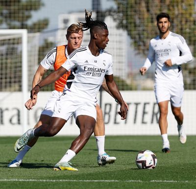 entrenamiento del real madrid