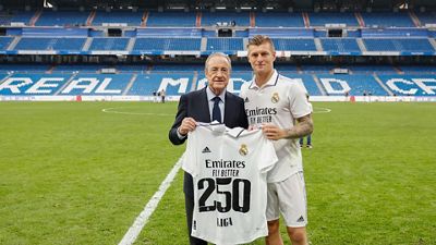 Kroos: 250 jogos na Liga pelo Madrid
