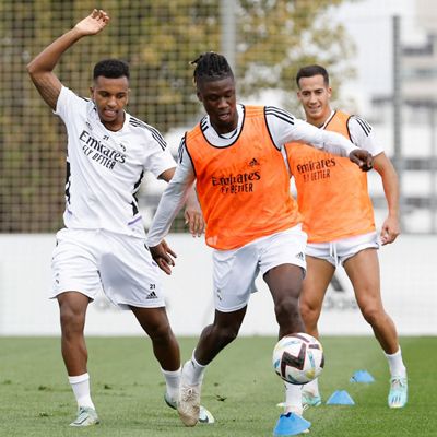 entrenamiento del real madrid