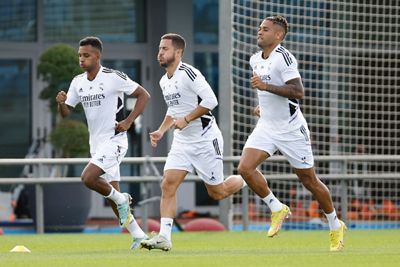 entrenamiento del real madrid