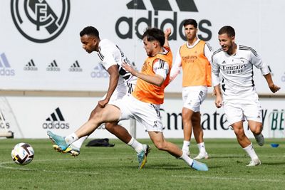entrenamiento del real madrid