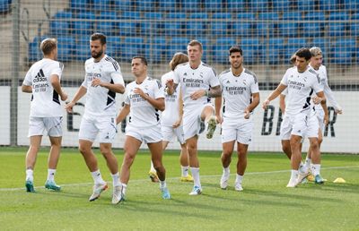 entrenamiento del real madrid