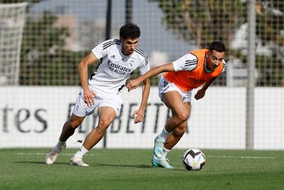 entrenamiento del real madrid