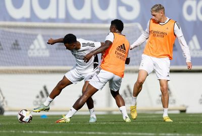 entrenamiento del real madrid
