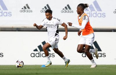 entrenamiento del real madrid