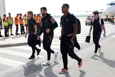 llegada del real madrid a elche