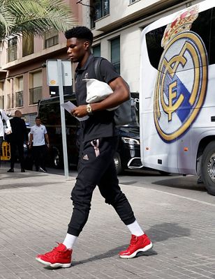 llegada del real madrid a elche