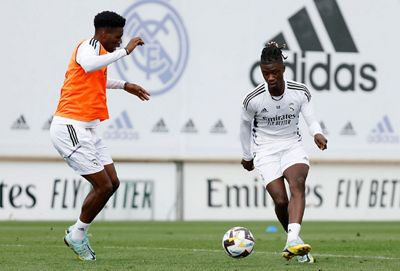 entrenamiento del real madrid