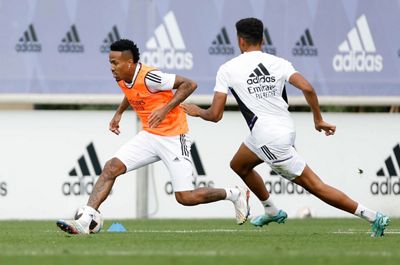 entrenamiento del real madrid