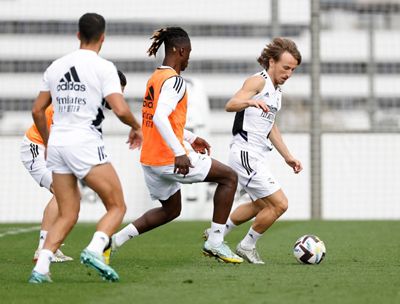 entrenamiento del real madrid