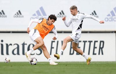 entrenamiento del real madrid