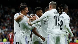The goal that made it 2-1: recovery, fluid counter and Lucas sweeps home
