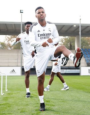 entrenamiento del real madrid