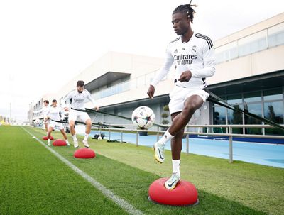 entrenamiento del real madrid