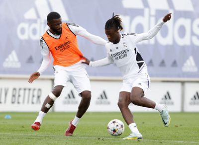 entrenamiento del real madrid