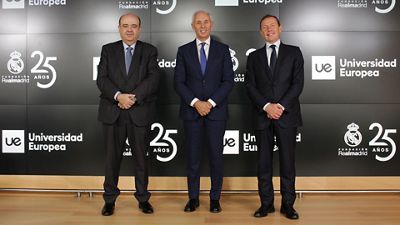 La Universidad Europea mantiene su apoyo a la Fundación Real Madrid