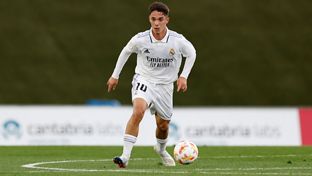Once inicial del Castilla frente al Celta B