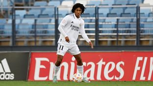 Once inicial del Castilla frente al Pontevedra