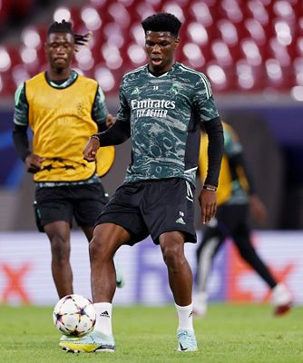 entrenamiento del real madrid en leipzig