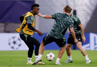 entrenamiento del real madrid en leipzig