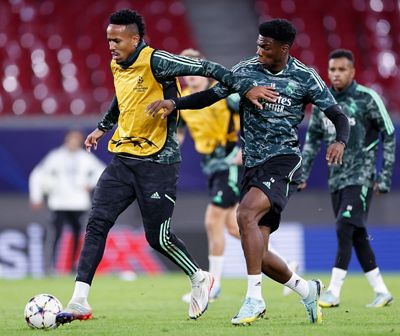 entrenamiento del real madrid en leipzig