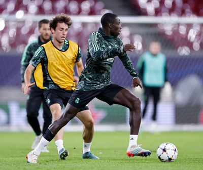 entrenamiento del real madrid en leipzig