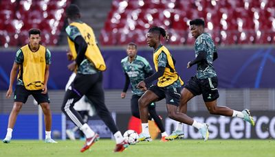entrenamiento del real madrid en leipzig