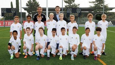 Casillas welcomed the children from Germany, Austria, Belgium and France to the clinics