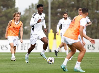 entrenamiento del real madrid