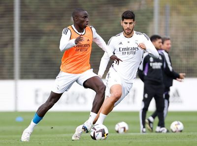 entrenamiento del real madrid