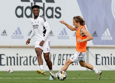 entrenamiento del real madrid