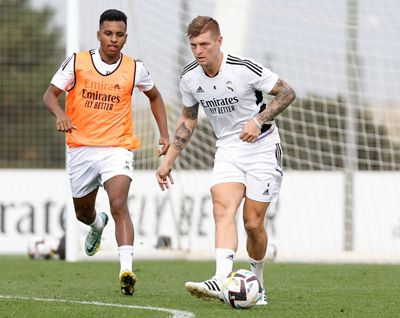 entrenamiento del real madrid