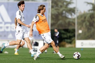 entrenamiento del real madrid