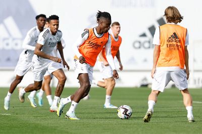 entrenamiento del real madrid