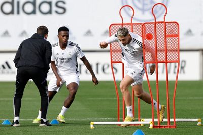 entrenamiento del real madrid