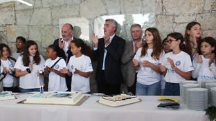 Gallego attends the 10th anniversary of the Foundation's Salesian Missions project in Manique