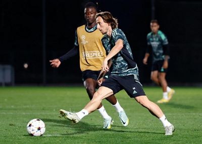 entrenamiento del real madrid