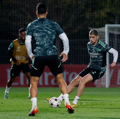 entrenamiento del real madrid